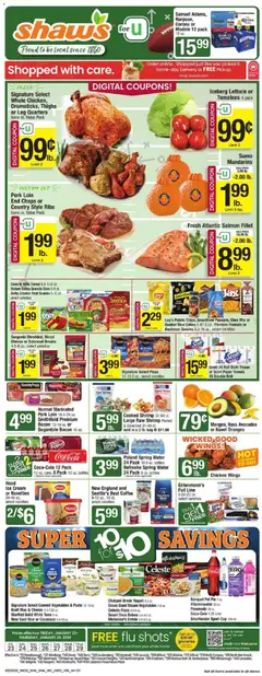 Preview of Shaw's weekly ads valid from 23.01.2026