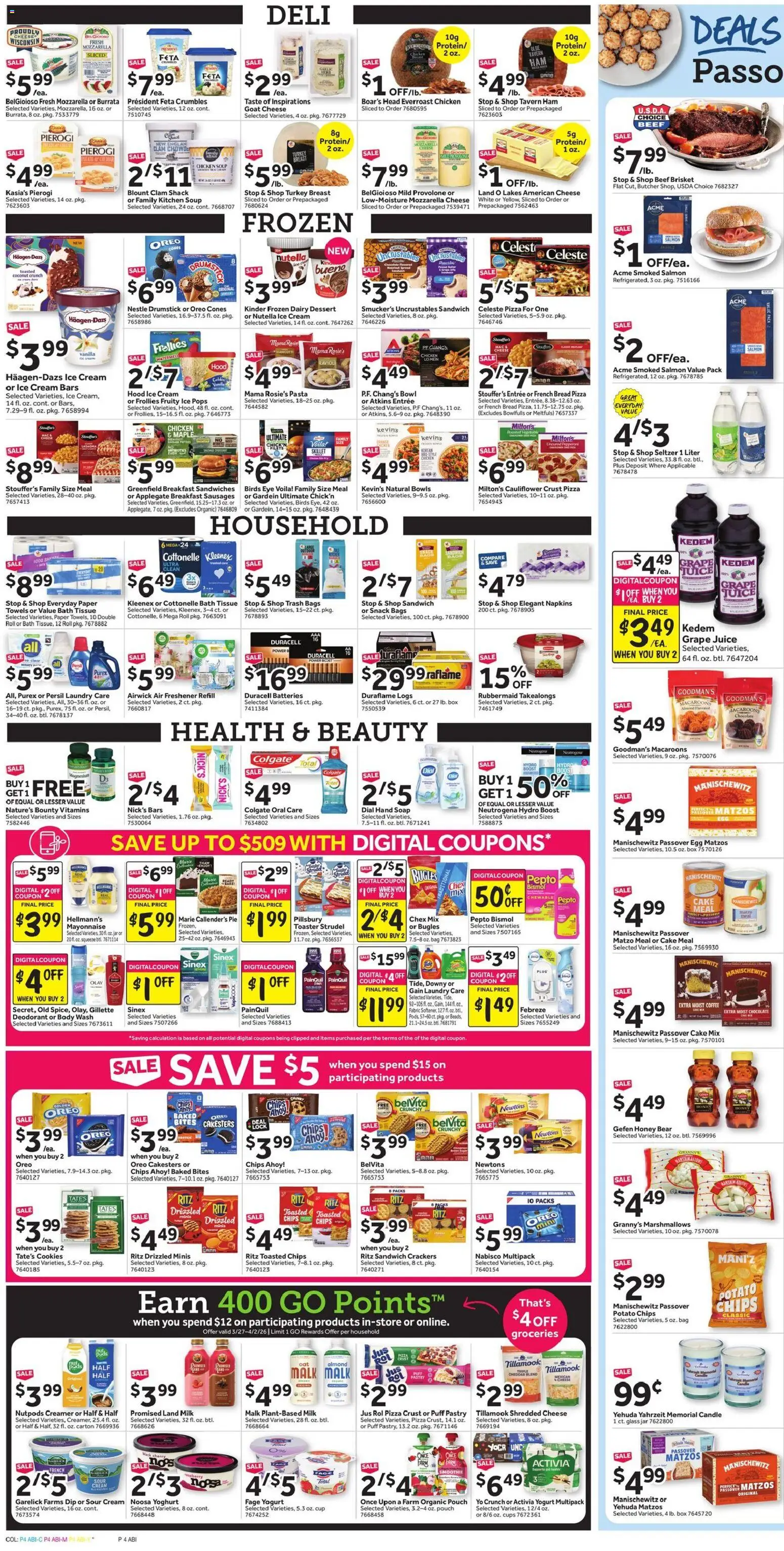 Stop & Shop Weekly Circular - CT - valid from 27.03.2026 | Page: 6 | Products: Skillet, Sour cream, Cream, Body Wash