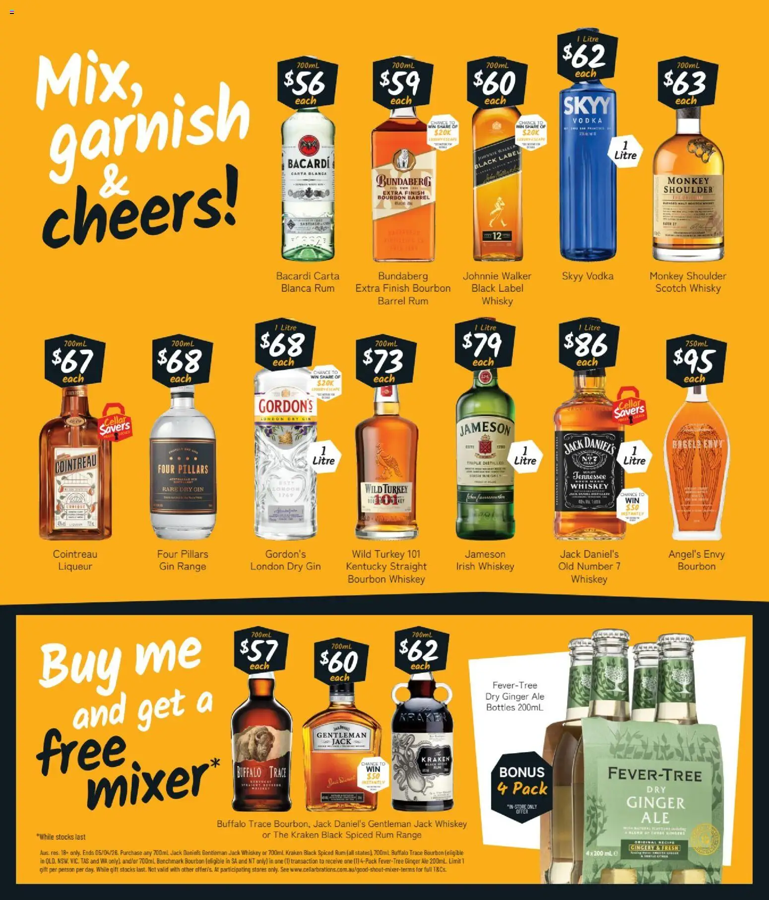 Cellarbrations catalogue - valid from 23.03.2026 | Page: 6 | Products: Gin, Vodka, Whiskey, Scotch