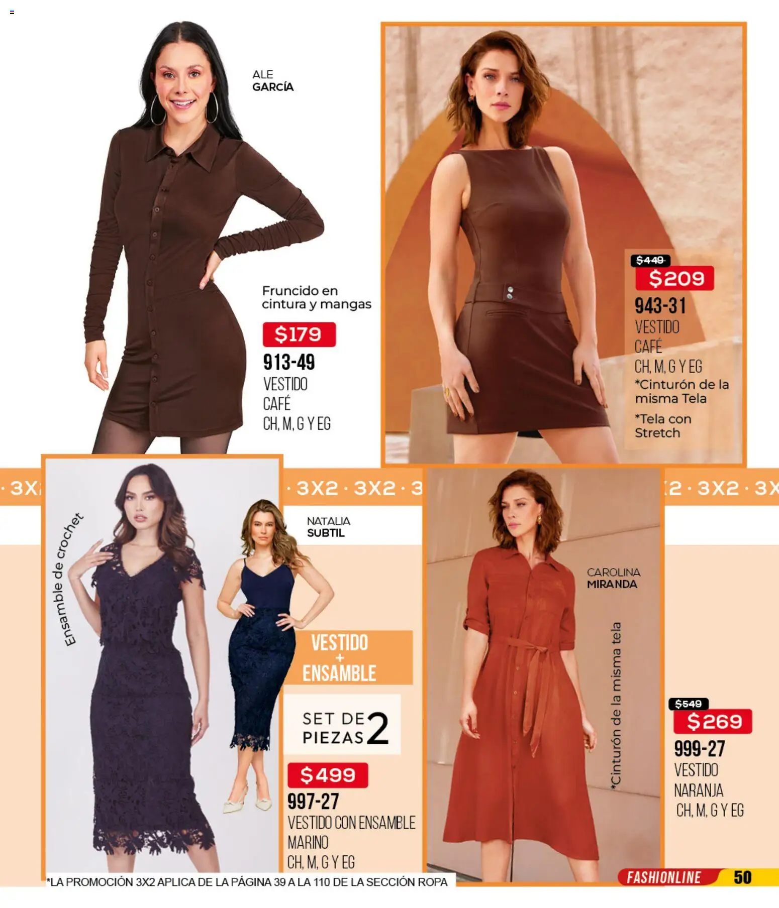 Nuevas ofertas de Cklass válidas en toda la República Mexicana desde el 14.04.2026. ¡Encuentra las mejores ofertas en Cklass catálogo 3X2 Digital Ropa! | Página: 51 | Productos: Café, Ropa, Vestido