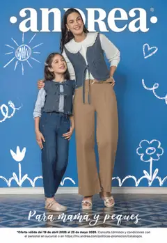 Vista previa de Andrea catálogo Mamá y Peques, nuevo folleto de la tienda, válido en México a partir del 19.04.2026