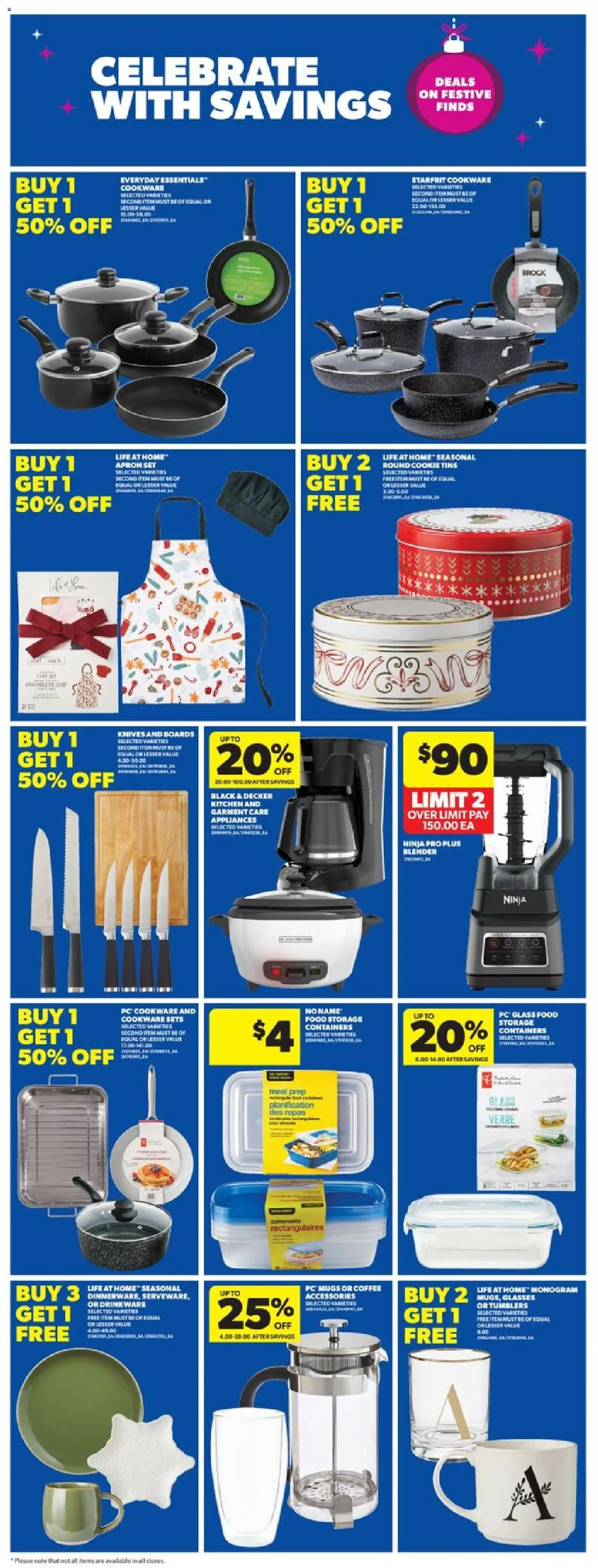 Real Canadian Superstore flyer valid from 04.12.2025 | Page: 33 | Products: Glasses, PC, Coffee