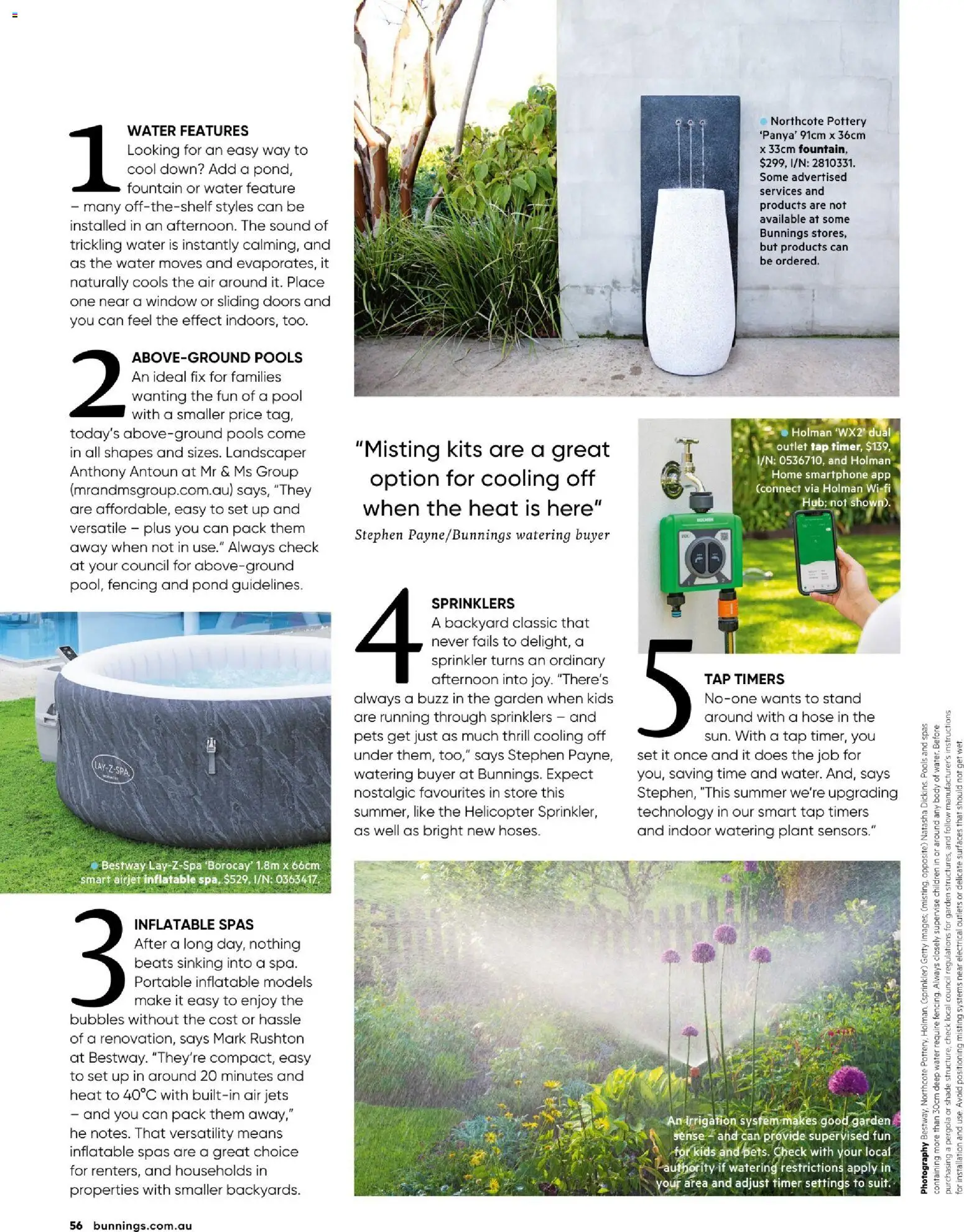 Bunnings Warehouse catalogue - valid from 01.12.2025 | Page: 56 | Products: Plant, Pond, Window, Irrigation