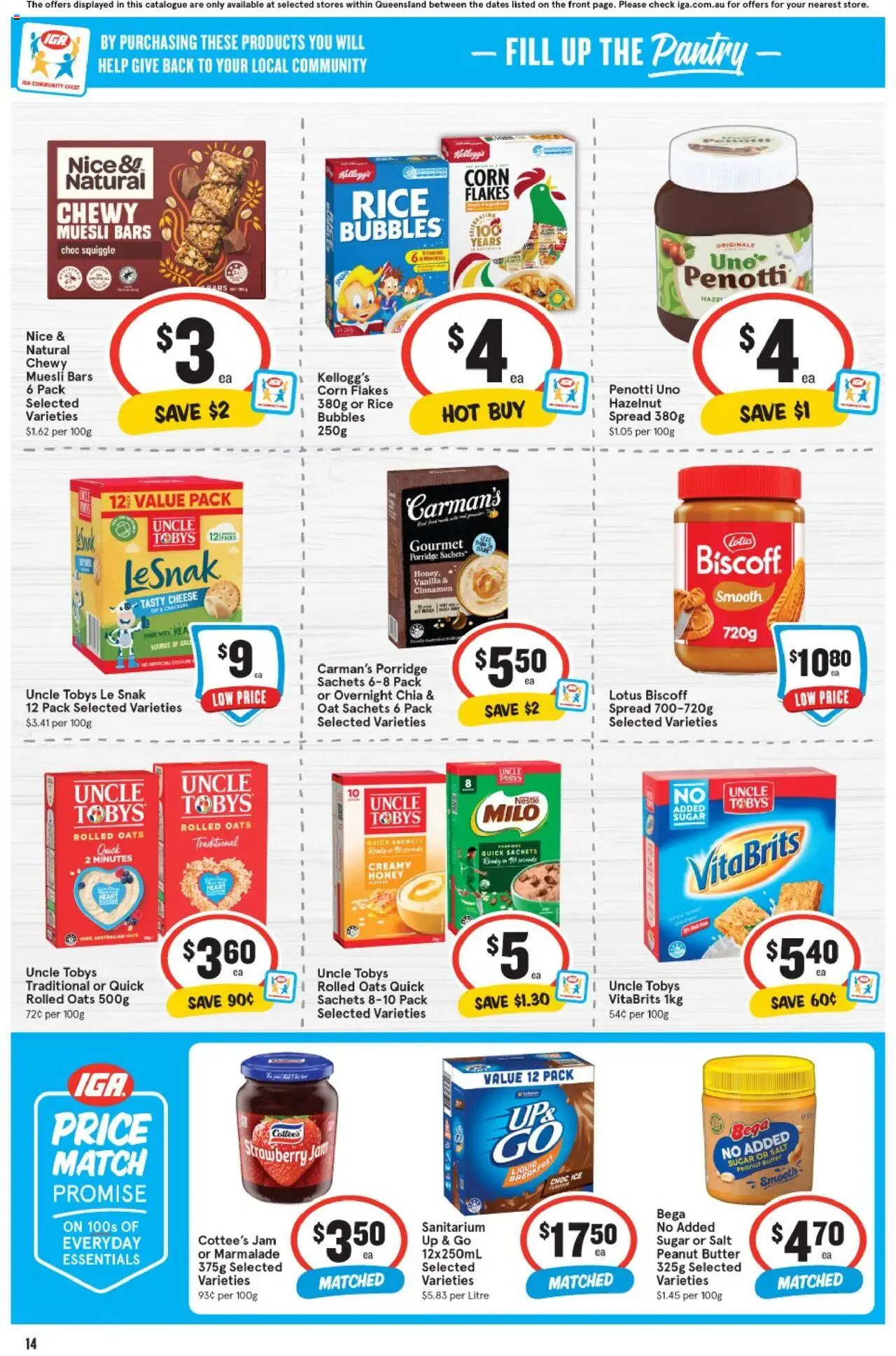 IGA catalogue - valid from 13.08.2025 | Page: 15 | Products: Gate, Oats, Salt, Up & go