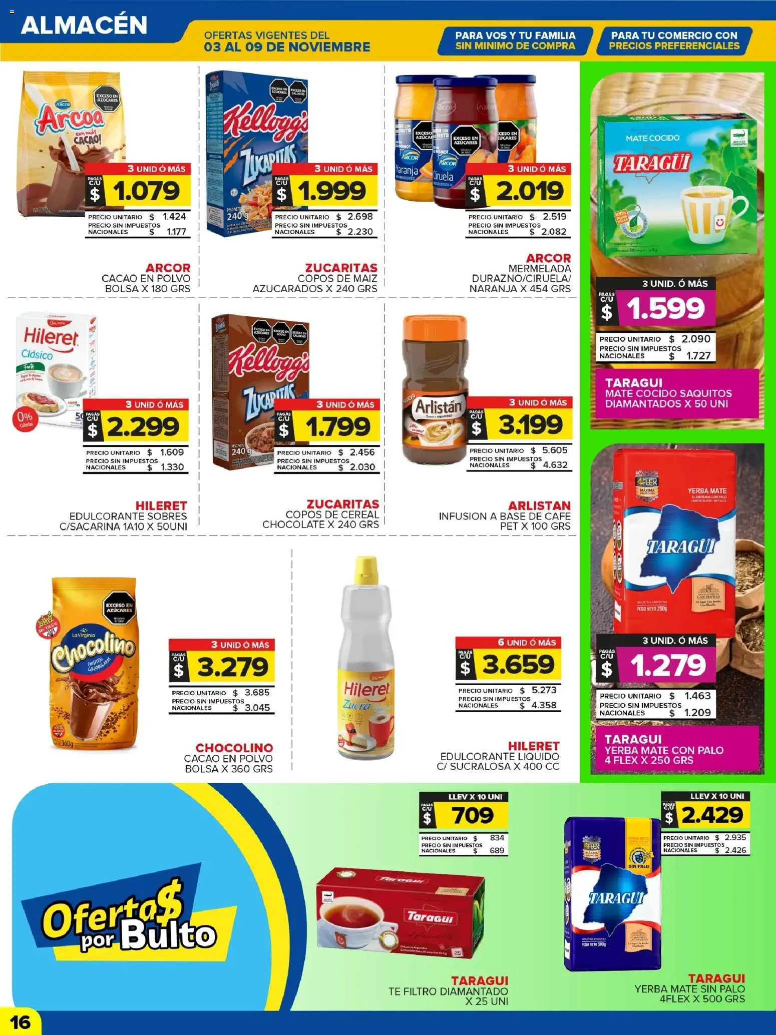Carrefour Maxi catálogo - Chubut │ válido desde el 03.11.2025 | Página: 18 | Productos: Bolsa, Peso, Edulcorante, Mate cocido