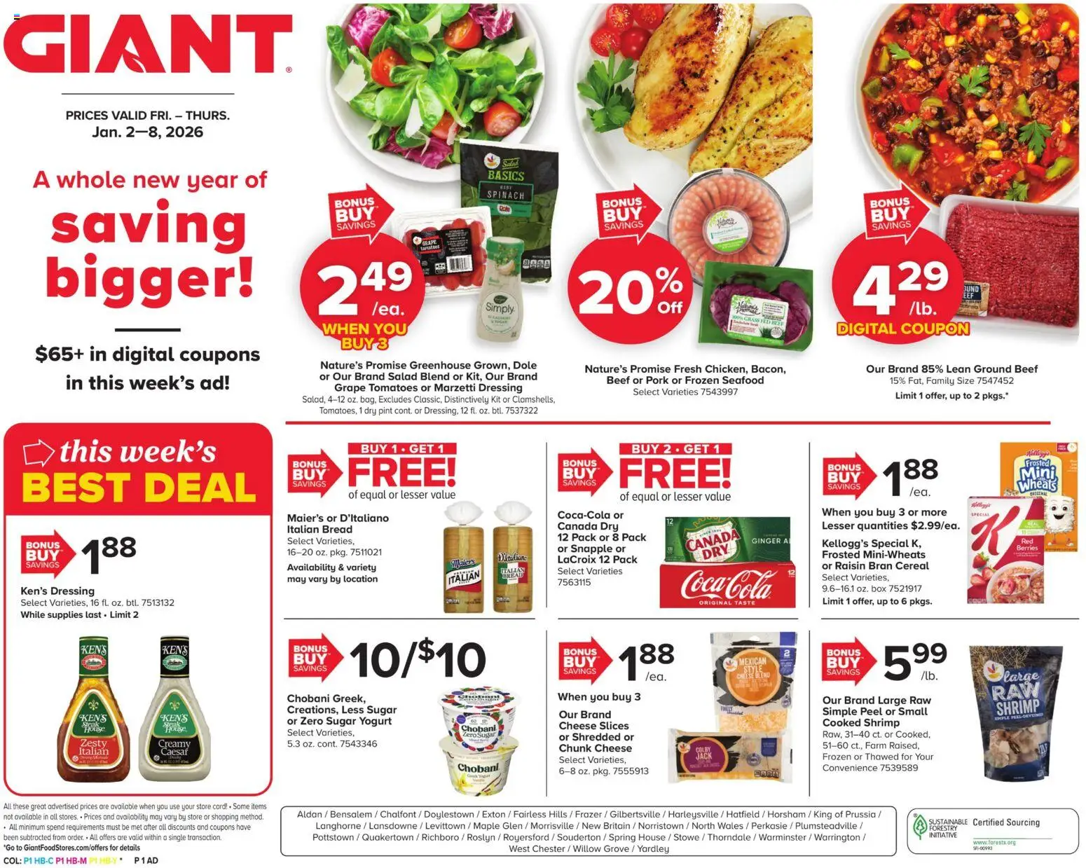 Giant Weekly Ad - valid from 02.01.2026 | Page: 1