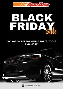 Vista previa de AutoZone Black Friday , nuevo folleto de la tienda, válido en México a partir del 24.11.2025