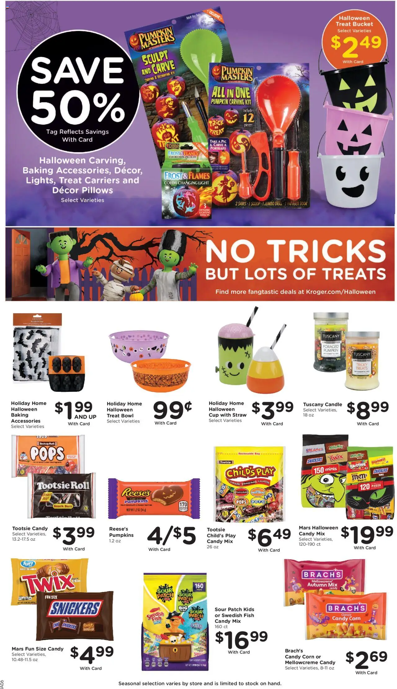 Kroger Weekly Ad - valid from 15.10.2025 | Page: 8 | Products: Corn, Butter, Chocolate, Fish