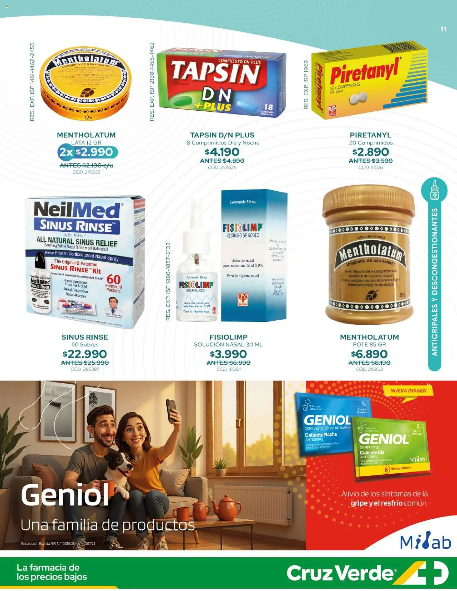 Cruz Verde - Ahorro Marzo │ válido desde el 01.03.2026 | Página: 11 | Productos: Antigripal