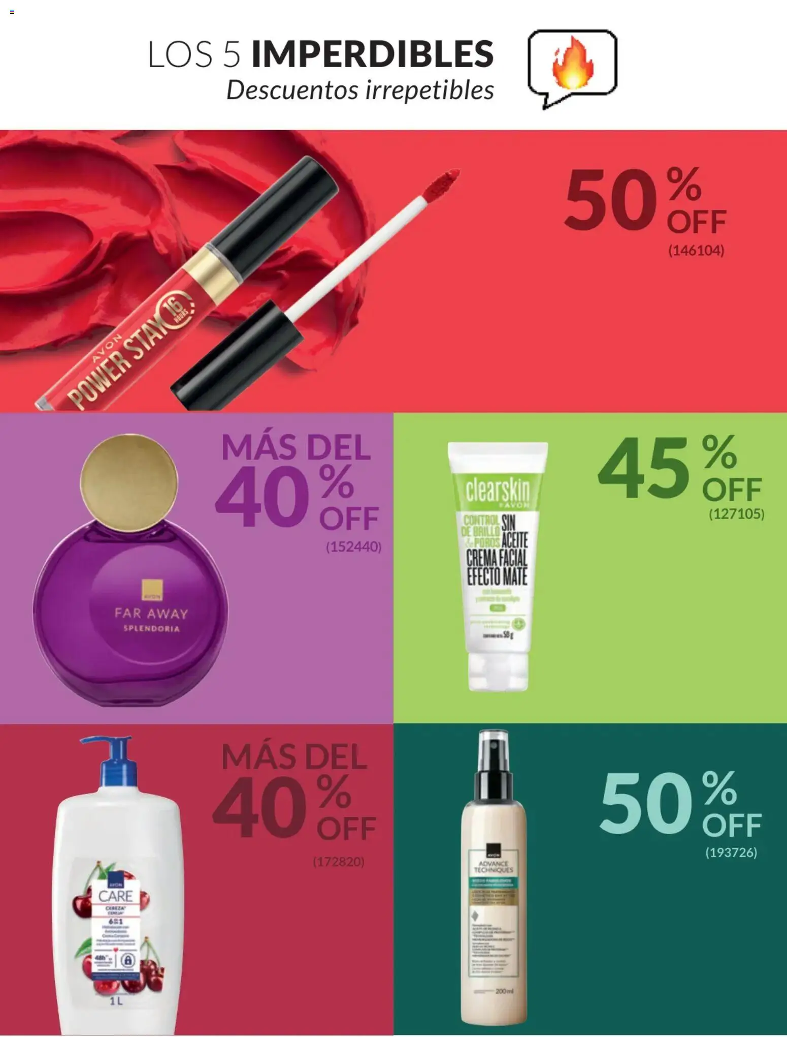 Catálogo Avon válido desde 31.01.2026 | Página: 3 | Productos: Aceite, Crema