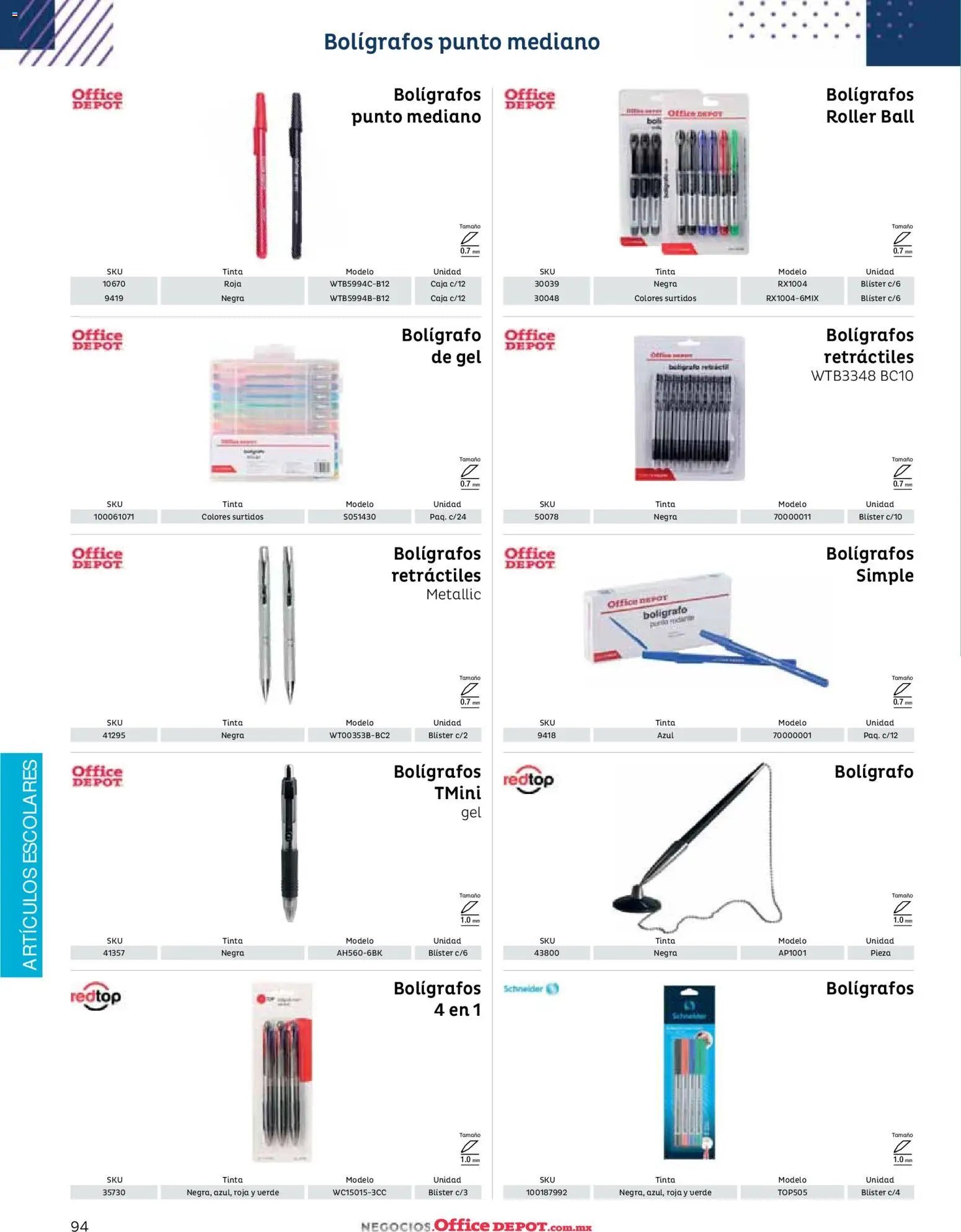 Nuevas ofertas de Office Depot válidas en toda la República Mexicana desde el 12.01.2026. ¡Encuentra las mejores ofertas en Office Depot catálogo 2026! | Página: 96 | Productos: Caja