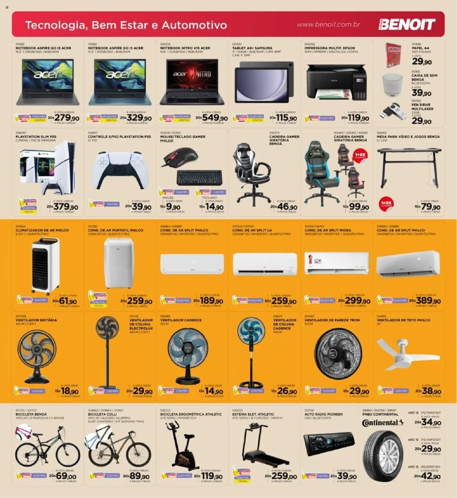 Benoit Folheto - válido de 01.01.2026 | Página: 5 | Produtos: Bicicleta, Quadro, Mesa, Impressora