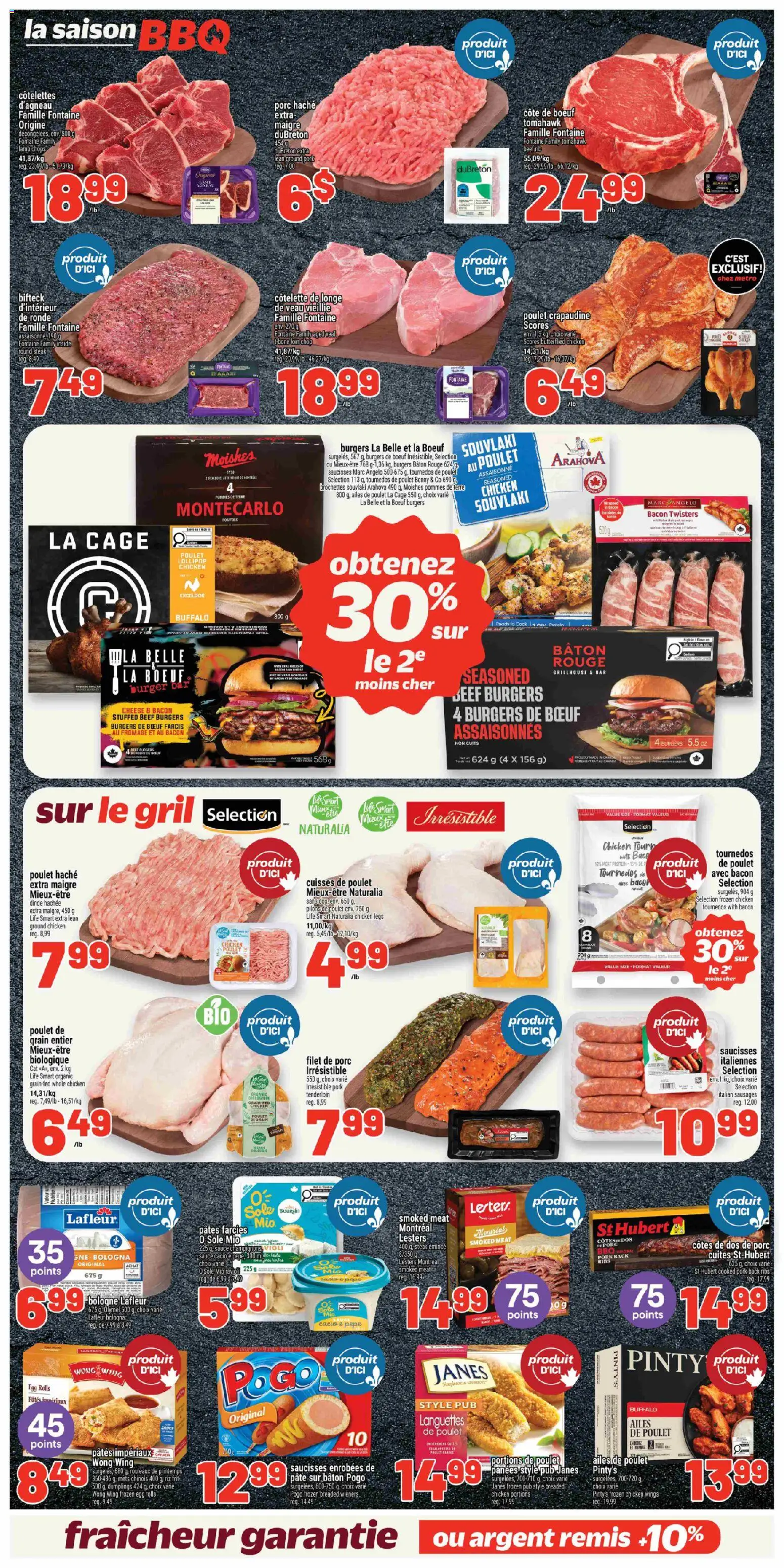 Metro flyer valid from 30.04.2026 | Page: 8 | Products: Chicken wings, Potatoes, Cheese, Pork