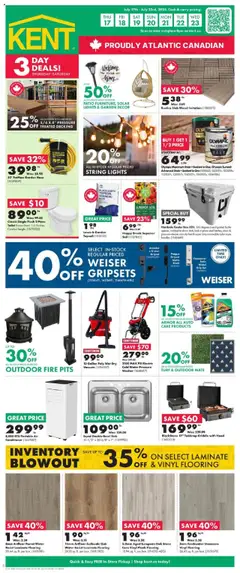 Preview of Kent weekly flyer / circulaire from shop Kent valid from 17.07.2025