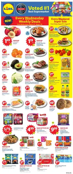 Preview of Lidl weekly ads valid from 13.08.2025