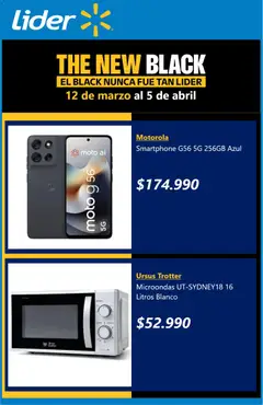 Lider ofertas  válido desde el 17.03.2026 | Página: 5 | Productos: Microondas, Smartphone