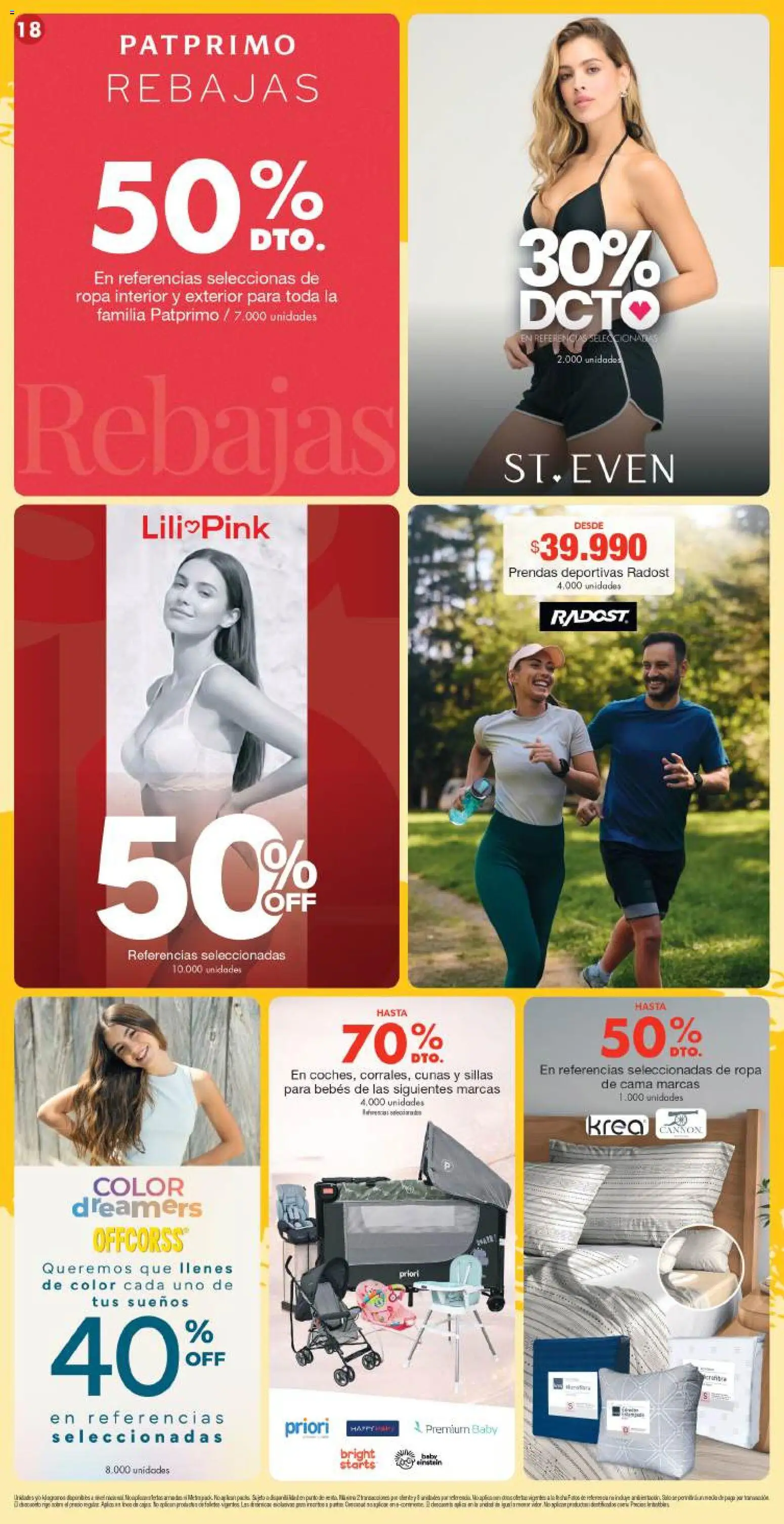 Metro revista - valida desde el 12.02.2026 | Página: 18 | Productos: Cama, Ropa, Ropa interior