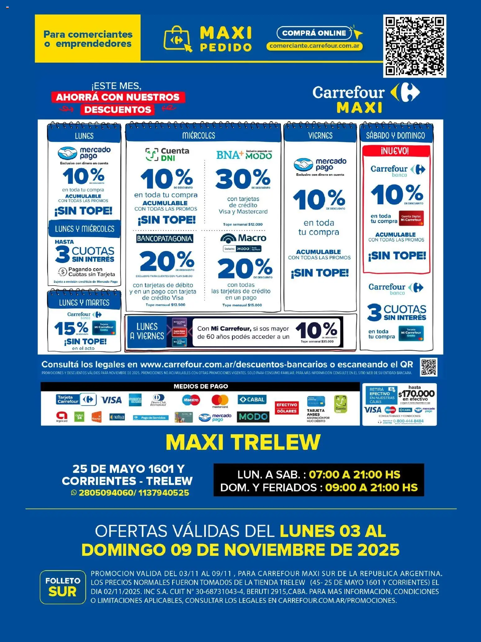 Carrefour Maxi catálogo - Chubut │ válido desde el 03.11.2025 | Página: 28 | Productos: Banco