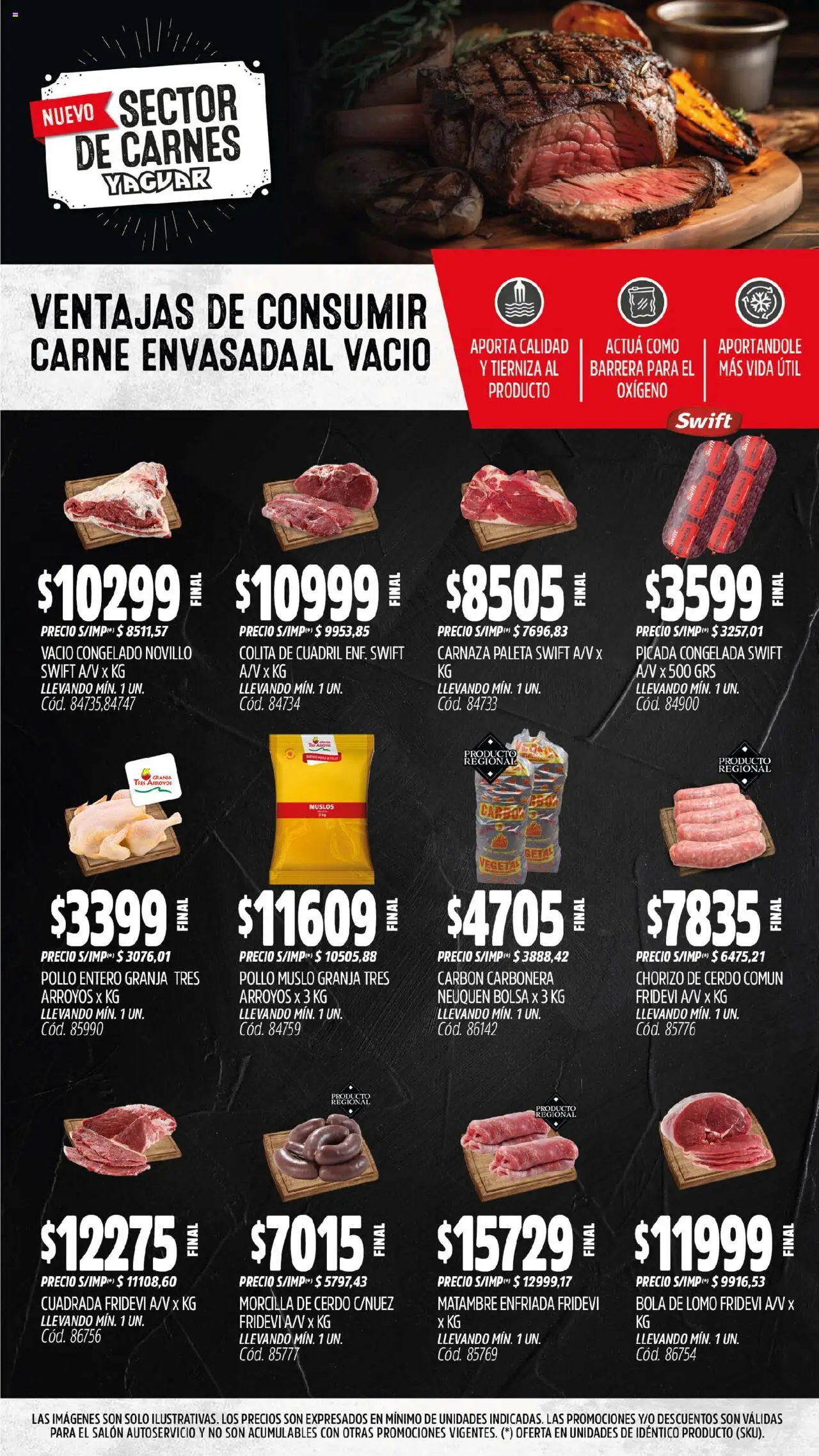 Yaguar - General Roca │ válido desde el 28.07.2025 | Página: 10 | Productos: Bolsa, Pollo, Chorizo, Cerdo