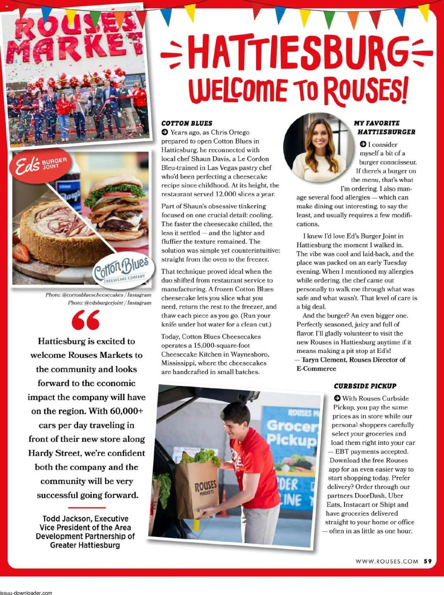 Rouses Magazine Spring 2026 - valid from 06.04.2026 | Page: 61 | Products: Safe, Water, Cheesecake, The oven