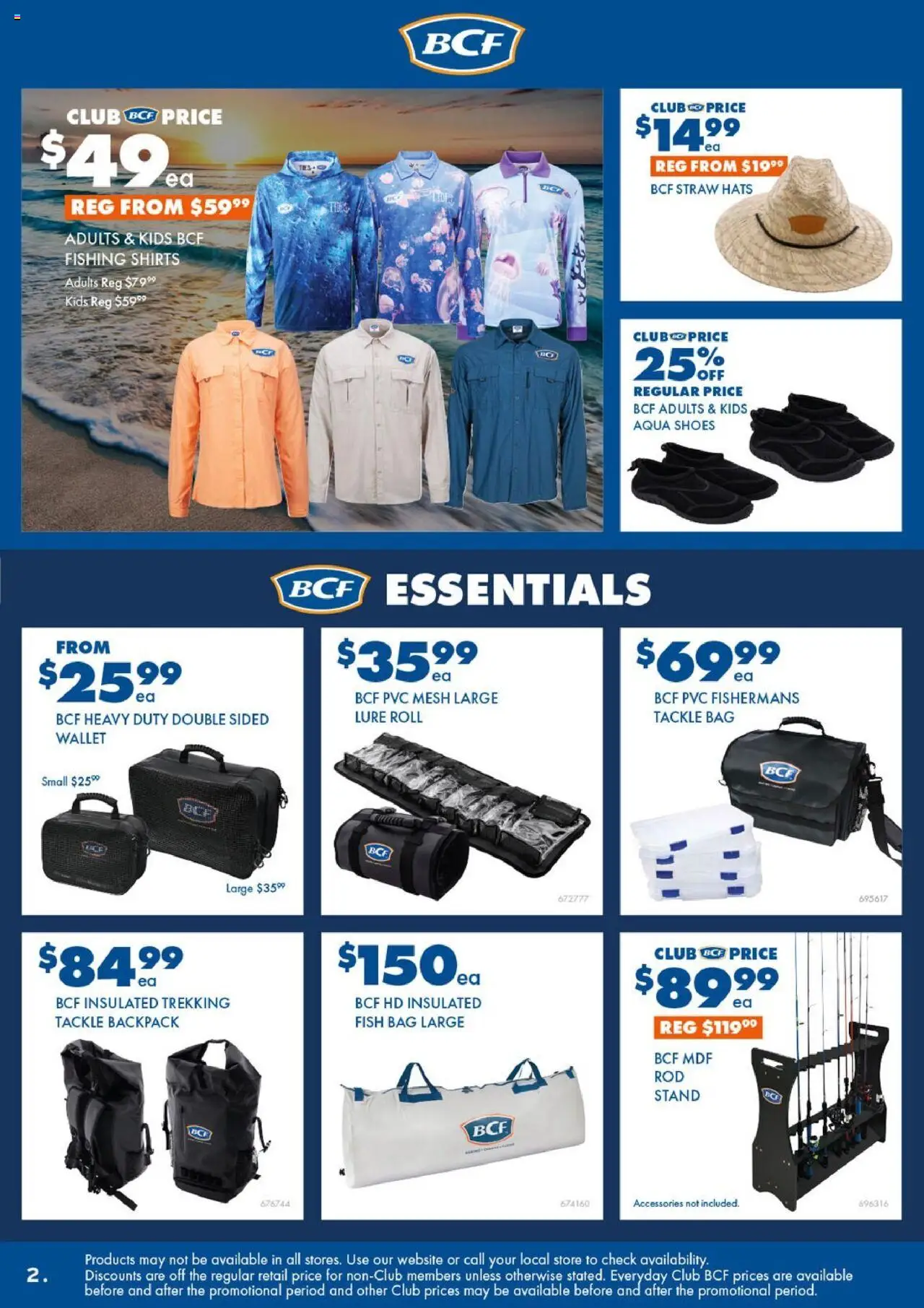 BCF catalogue - valid from 04.08.2025 | Page: 2 | Products: Fish, Accessories, Wallet, Bag