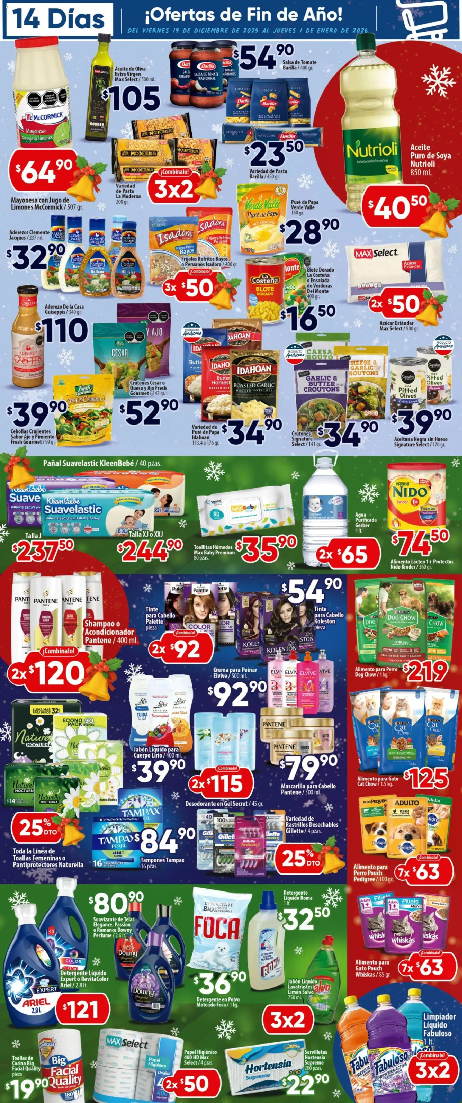 Nuevas ofertas de Calimax válidas en toda la República Mexicana desde el 19.12.2025. ¡Encuentra las mejores ofertas en Calimax folleto Mexicali y SLRC! | Página: 5 | Productos: Limón, Jugo, Tampones, Papel higiénico