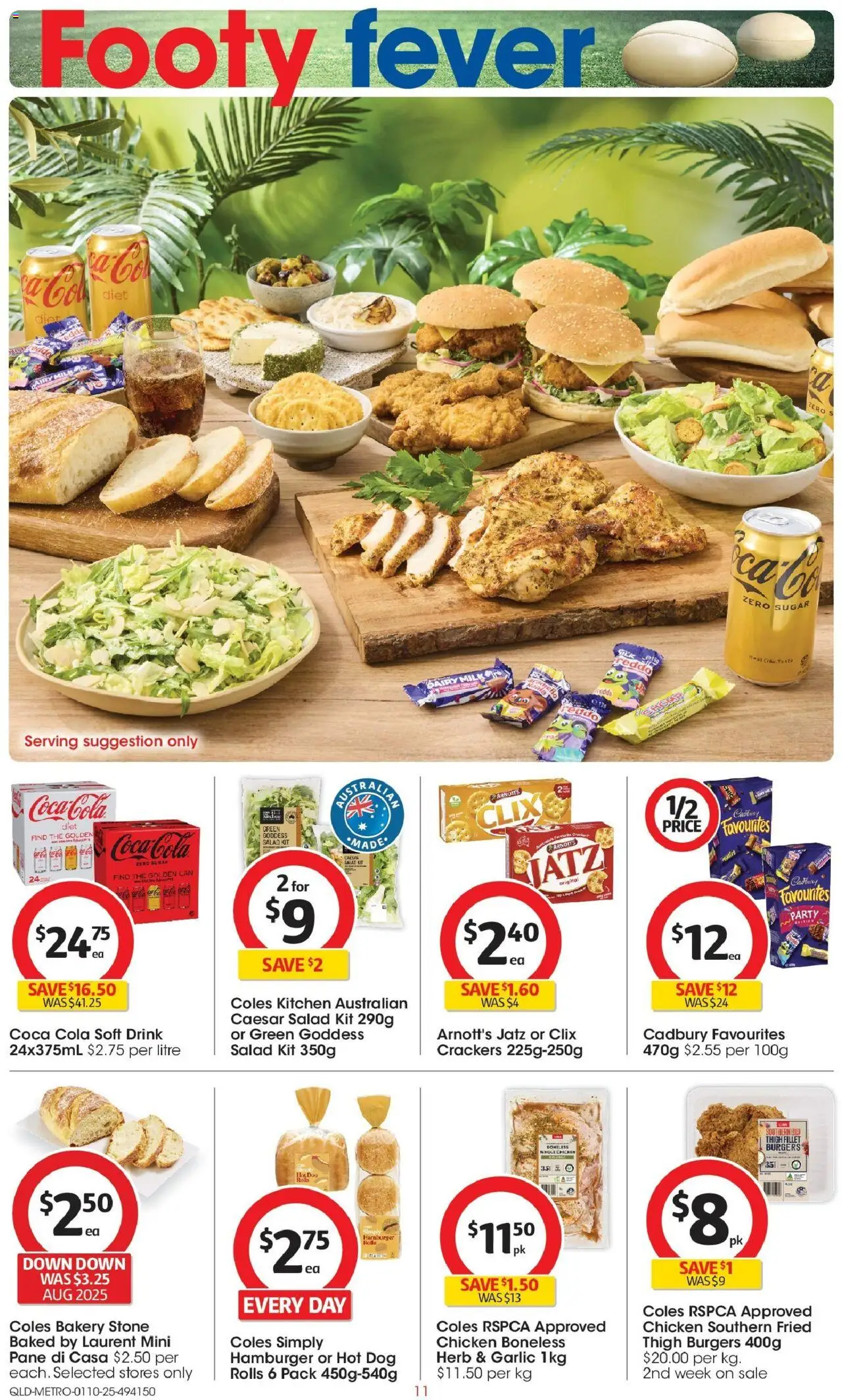 Coles catalogue - valid from 01.10.2025 | Page: 11 | Products: Milk, Herb, Chicken, Sugar
