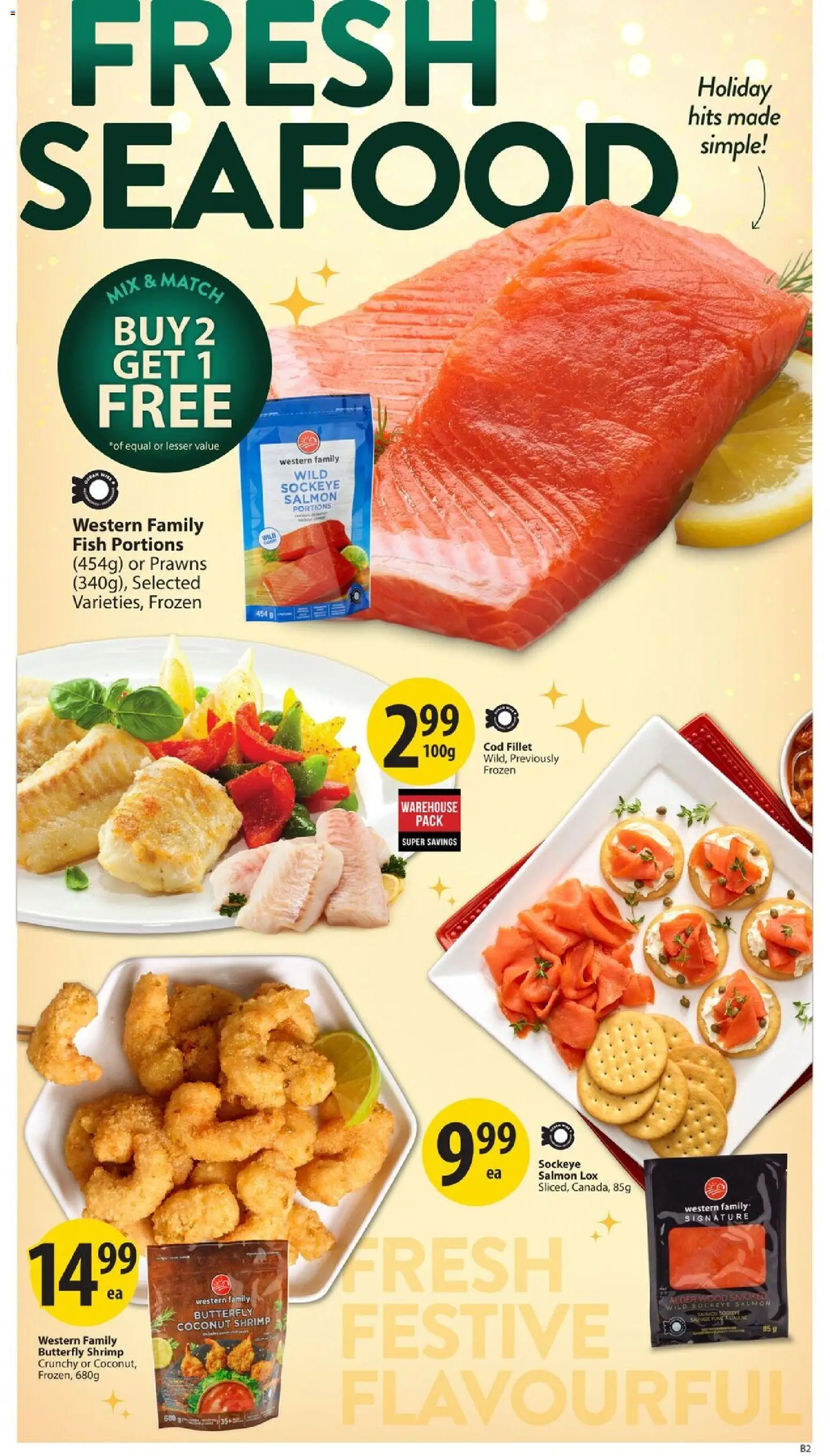 Save on foods flyer valid from 20.11.2025 | Page: 6 | Products: Fish