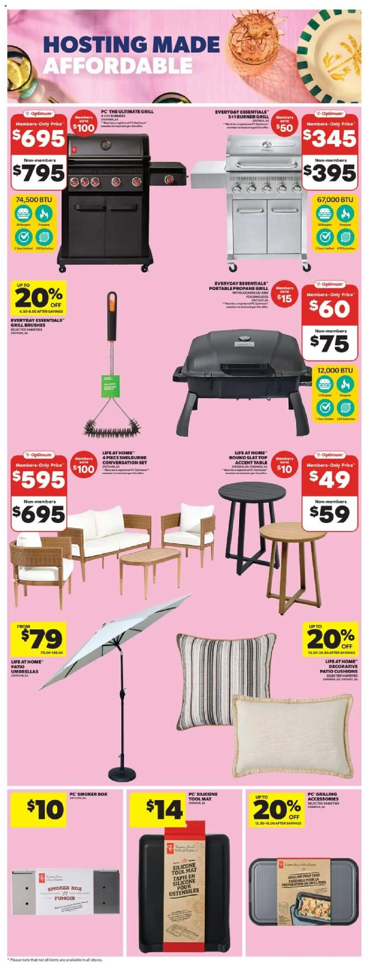 Real Canadian Superstore flyer valid from 26.03.2026 | Page: 33 | Products: PC, Grill, Table, Box