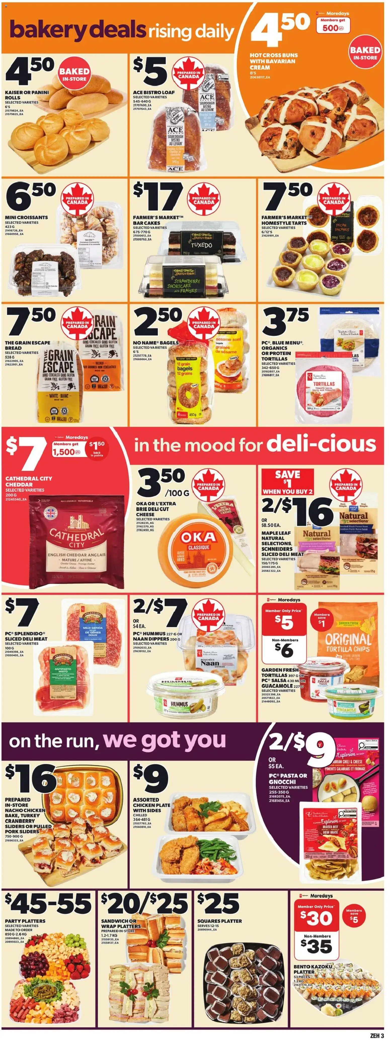 Zehrs flyer valid from 19.03.2026 | Page: 6 | Products: Chips, Cheese, Bread, Pork