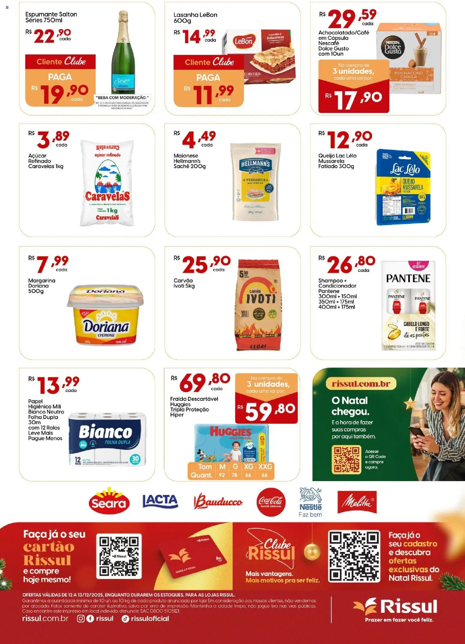 Rissul Folheto - válido de 12.12.2025 | Página: 2 | Produtos: Doriana, Cola, Faca, Margarina
