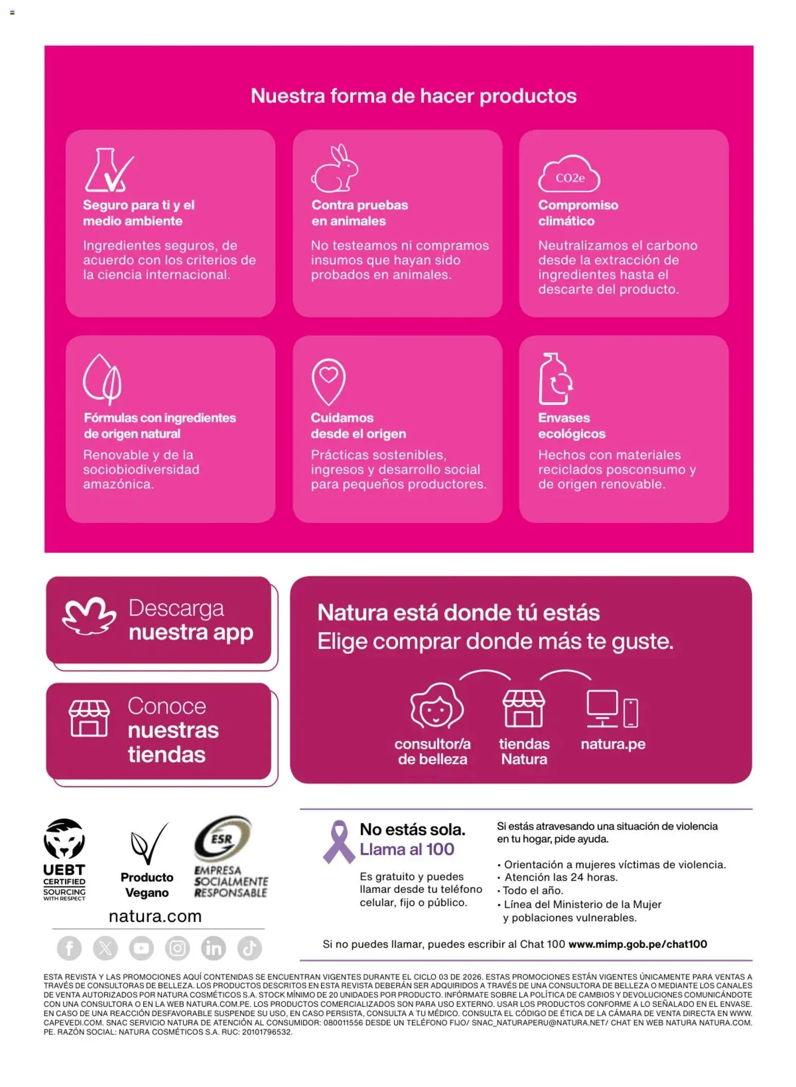 Catálogo Natura válido desde 18.02.2026 | Página: 152 | Productos: Té, Teléfono, Cámara