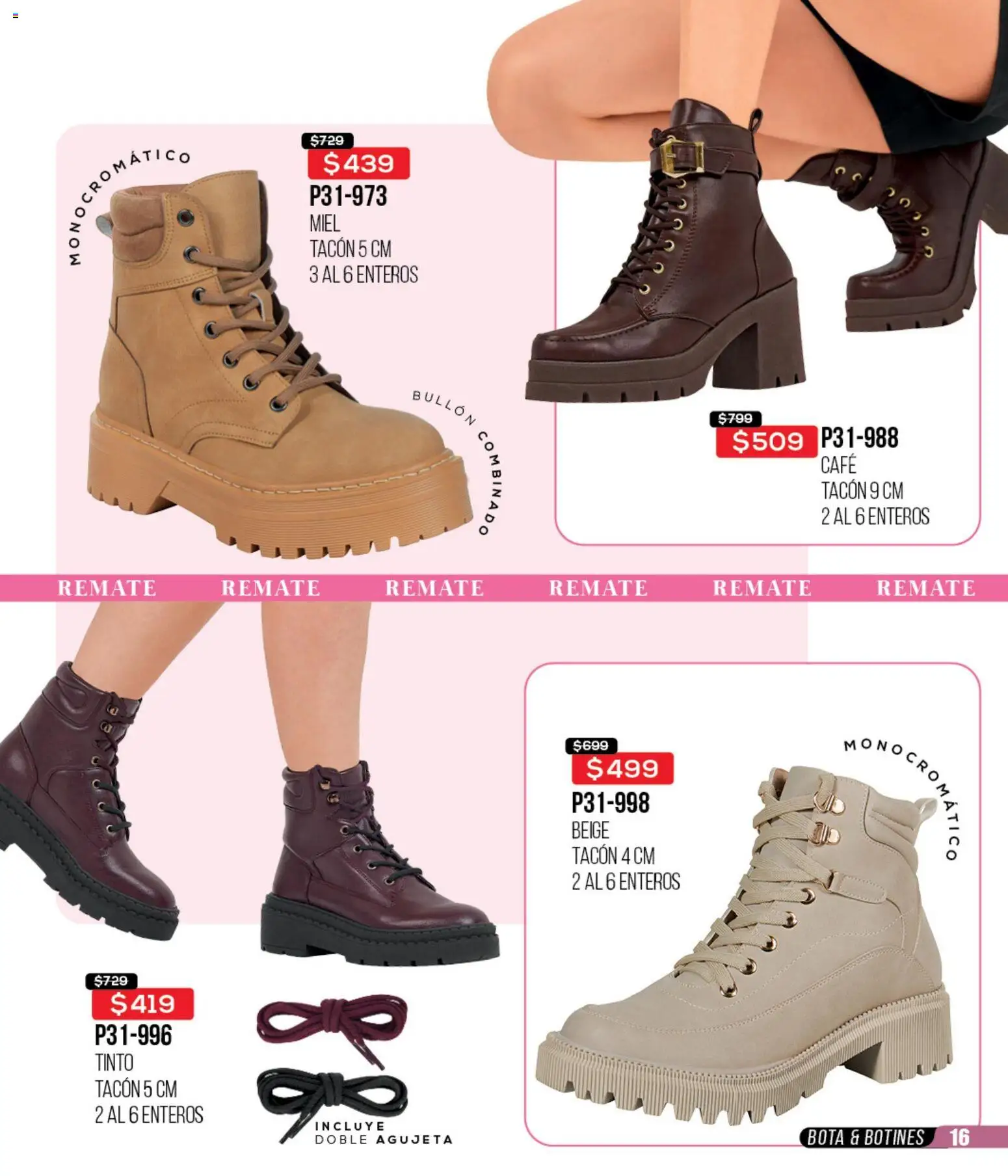 Nuevas ofertas de Cklass válidas en toda la República Mexicana desde el 16.02.2026. ¡Encuentra las mejores ofertas en Cklass catálogo Remate Ropa! | Página: 150 | Productos: Café, Botines