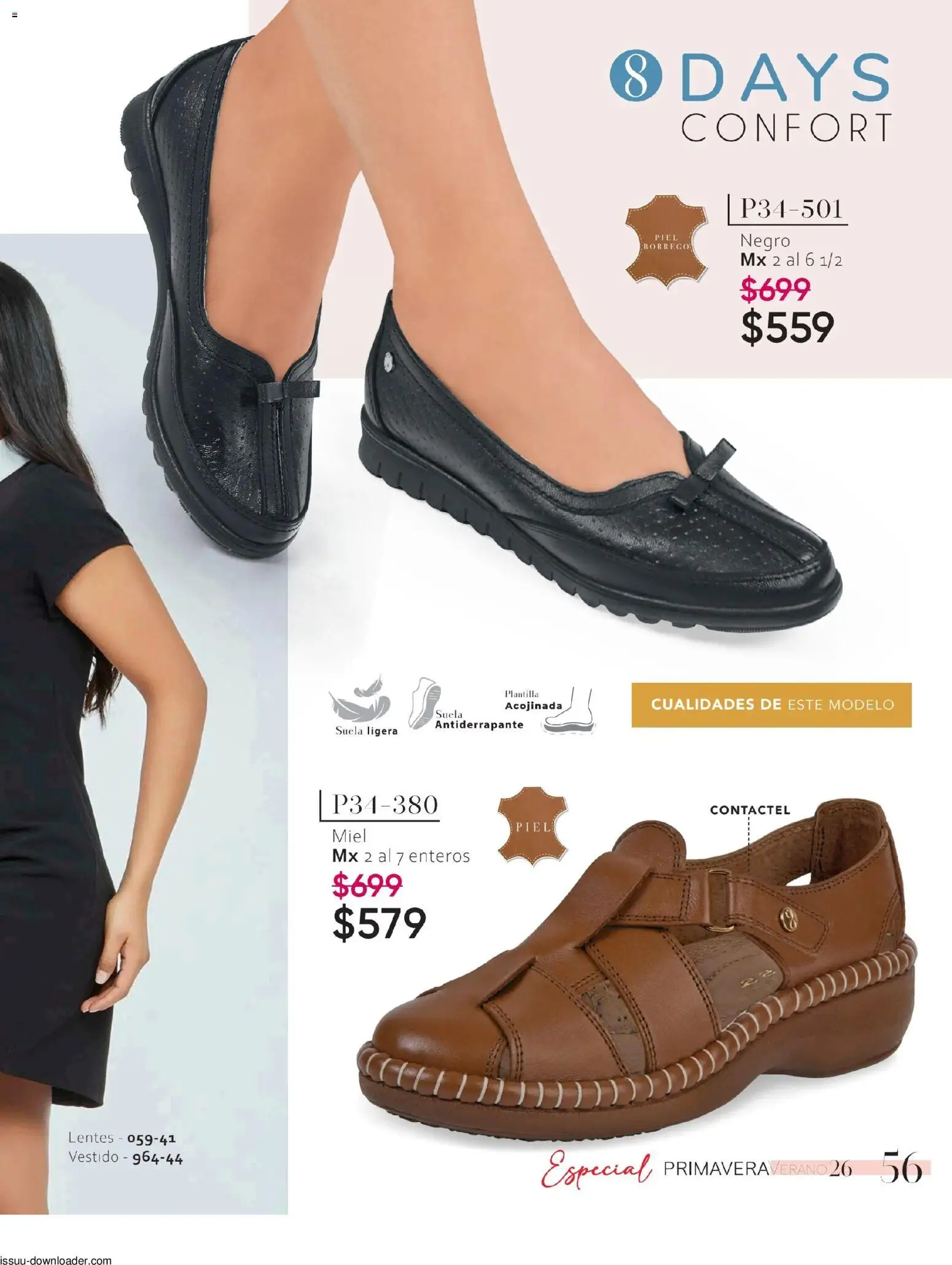 Nuevas ofertas de Cklass válidas en toda la República Mexicana desde el 26.01.2026. ¡Encuentra las mejores ofertas en Cklass catálogo Especial Calzado! | Página: 57 | Productos: Lentes, Vestido