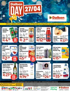 Supermercado Dalben ofertas Dalben Day - Pré-Visualização do folheto da loja Supermercado Dalben, válido de 27.04.2026