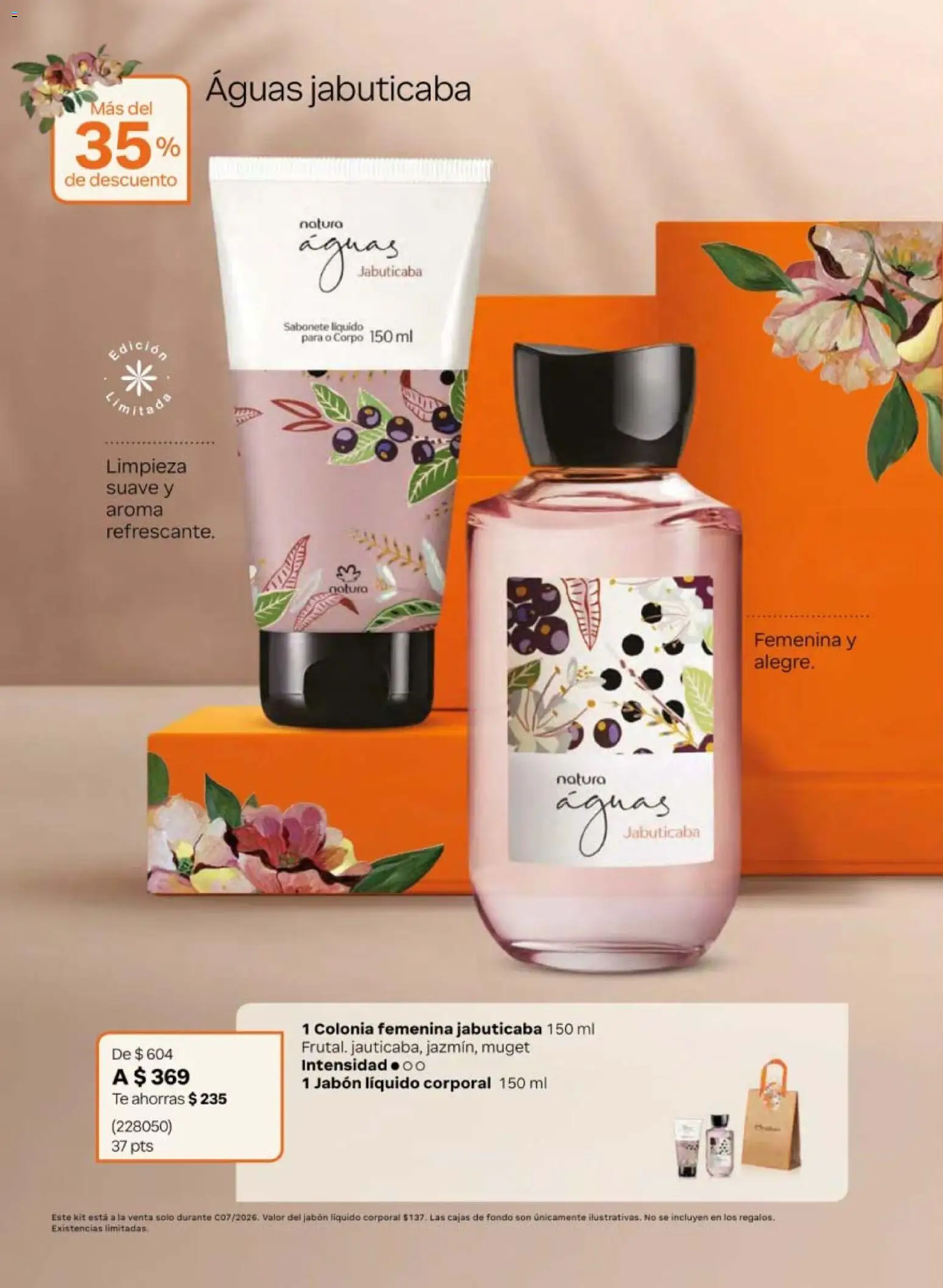 Nuevas ofertas de Natura válidas en toda la República Mexicana desde el 24.04.2026. ¡Encuentra las mejores ofertas en Natura campaña 7 2026! | Página: 12 | Productos: Jabón líquido, Té, Jabón