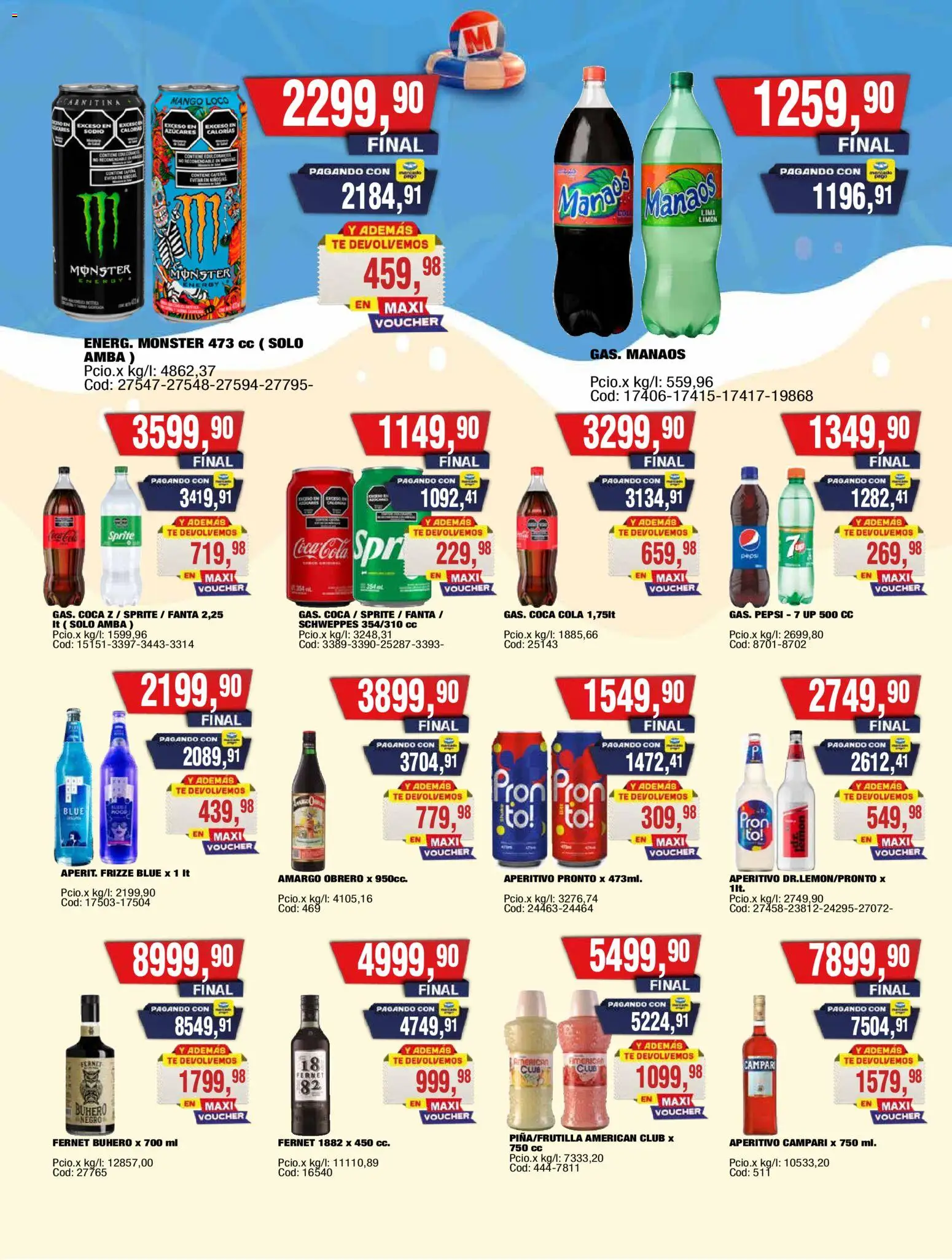 Maxiconsumo ofertas │ válido desde el 02.02.2026 | Página: 17 | Productos: Fernet, Limón, Mango, Té