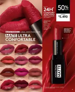 Catálogo Ésika Campaña 14 │ válido desde el 01.09.2025 | Página: 43 | Productos: Pimienta, Mate, Vino, Labial