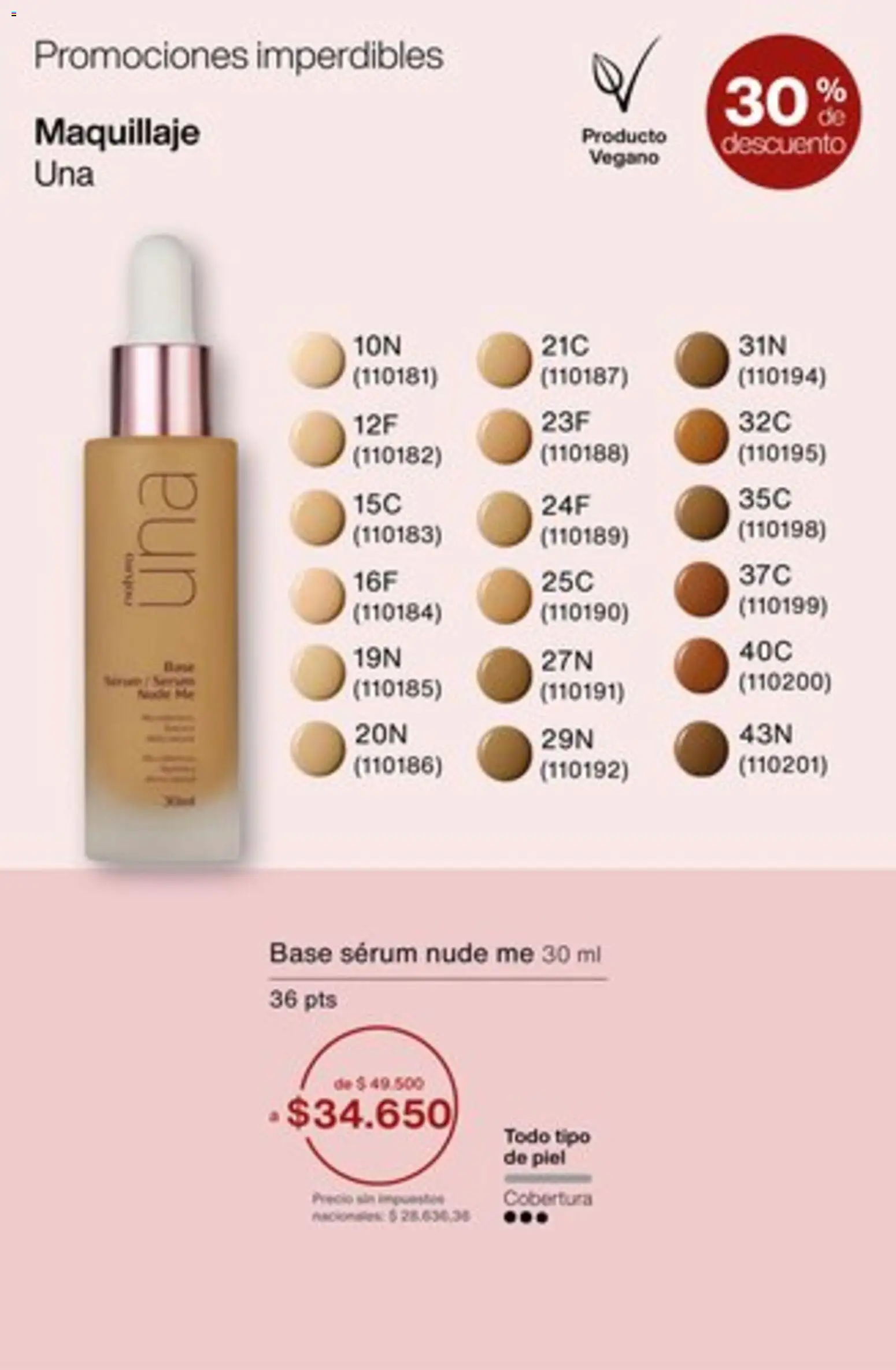 Catálogo Natura Ciclo 1/2026 │ válido desde el 04.12.2025 | Página: 24 | Productos: Maquillaje, Serum