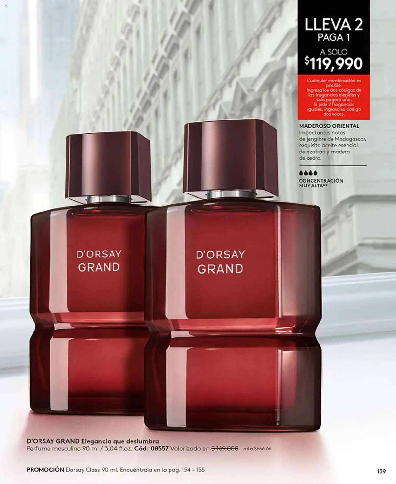 Ésika revista - valida desde el 13.03.2026 | Página: 139 | Productos: Perfume, Combinación, Aceite