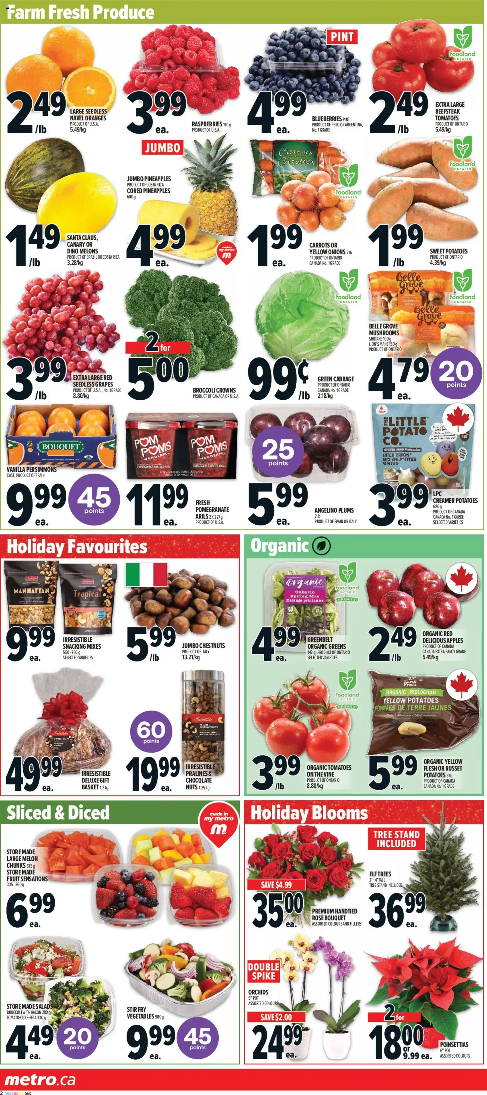 Metro flyer valid from 20.11.2025 | Page: 6 | Products: Nuts, Chocolate, Oranges, Tomatoes