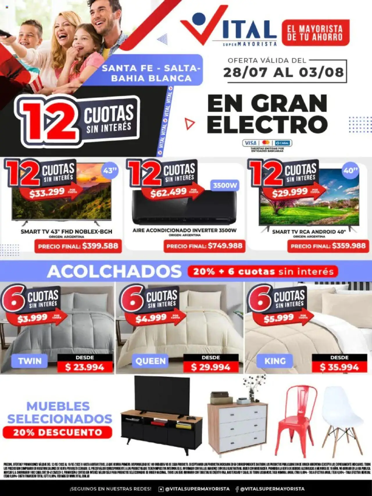 Vital - Ofertas nonfood │ válido desde el 28.07.2025 | Página: 1 | Productos: Aire acondicionado