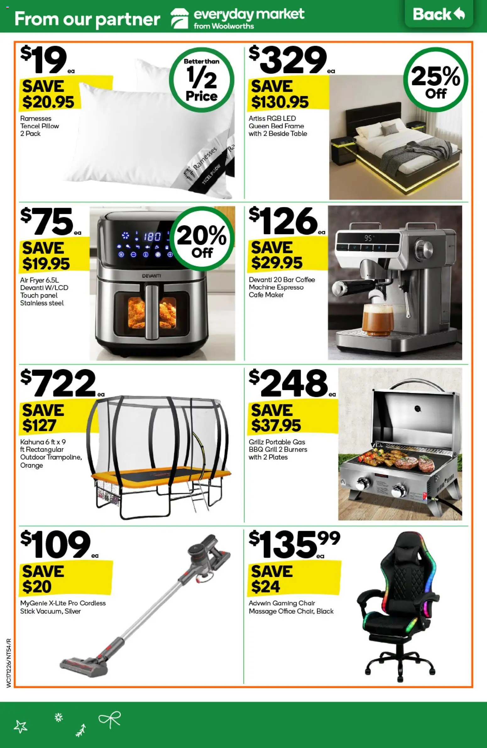 Woolworths catalogue - valid from 17.12.2025 | Page: 54 | Products: Table, Chair, Portable, Grill