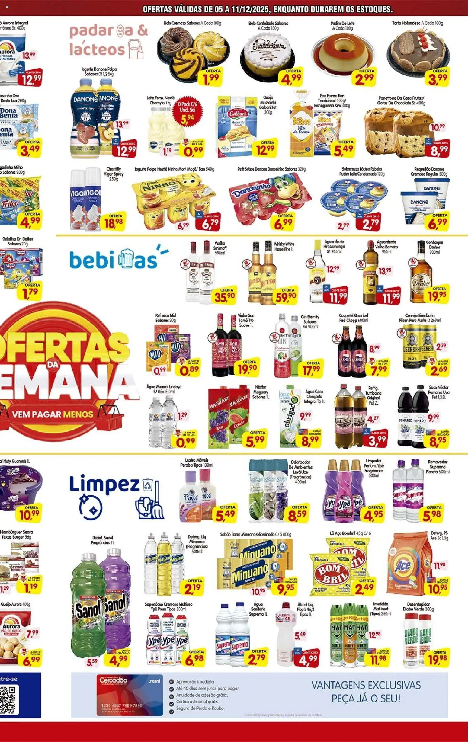 Cercadão Folheto - válido de 09.12.2025 | Página: 3 | Produtos: Guaraná, Hambúrguer, Requeijão, Gelatina