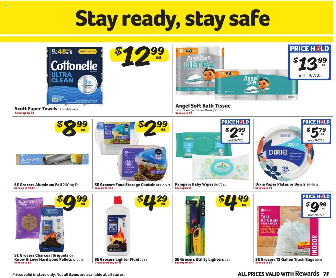 Winn Dixie In-Store Flyer - valid from 06.08.2025 | Page: 7 | Products: Safe, Bath, Salad, Lighter