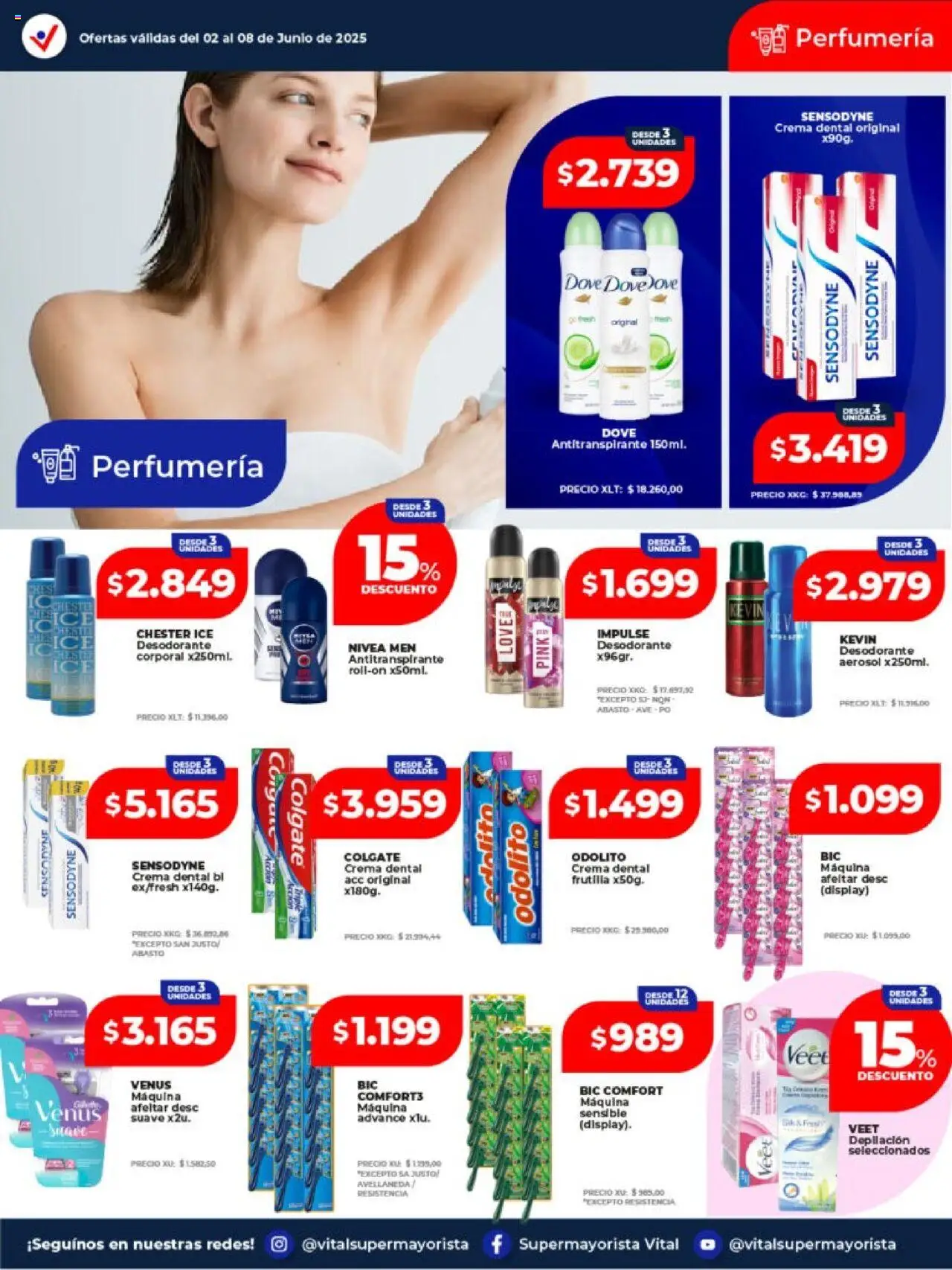 Vital - Ofertas de semana - Posadas │ válido desde el 02.06.2025 | Página: 3 | Productos: Frutilla, Desodorante, Antitranspirante, Crema