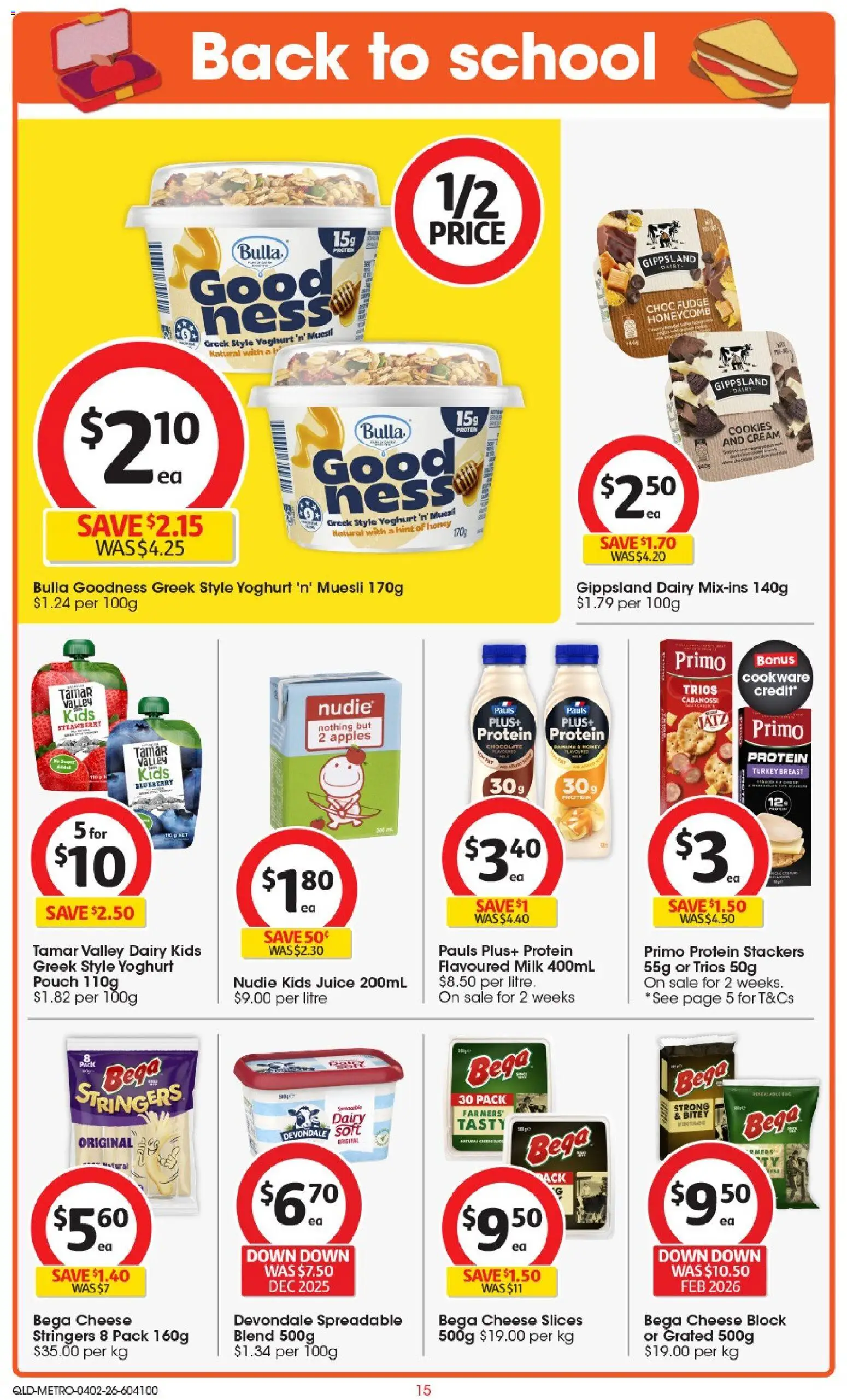 Coles catalogue - valid from 04.02.2026 | Page: 16 | Products: Dairy, Yoghurt, Chocolate, Honey