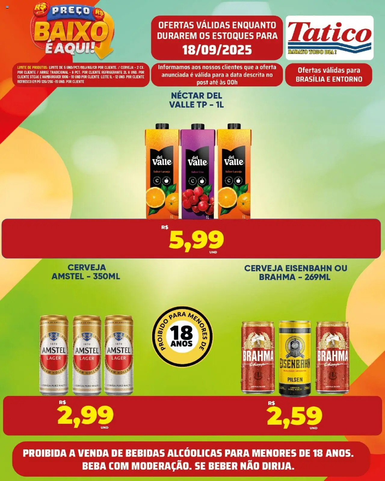Tatico Folheto - válido de 18.09.2025 | Página: 20 | Produtos: Eisenbahn, Arroz, Baixo, Refrigerante