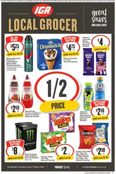 Preview of IGA Local Grocer NSW - valid from 01.10.2025
