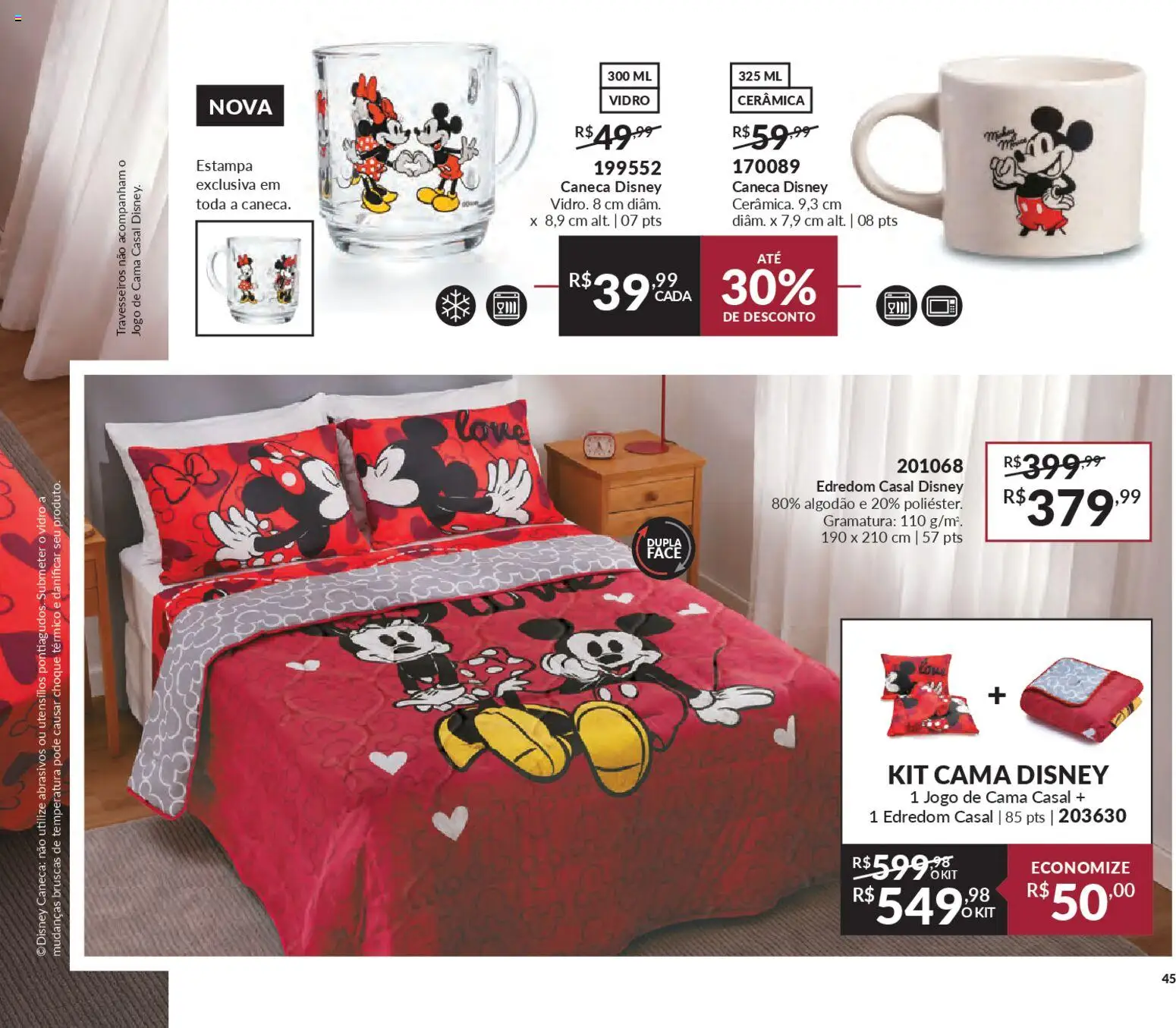 Avon Folheto - válido de 21.11.2025 | Página: 45 | Produtos: Jogo de cama, Edredom, Cama, Algodão